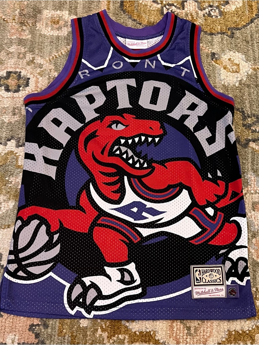 Toronto Raptors Mitchell&Ness Jersey Youth Large 14/16 Kids Color‎ Purple